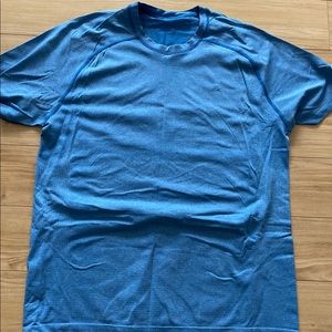 Lululemon Metal Vent SS, Heather Royal Blue, L